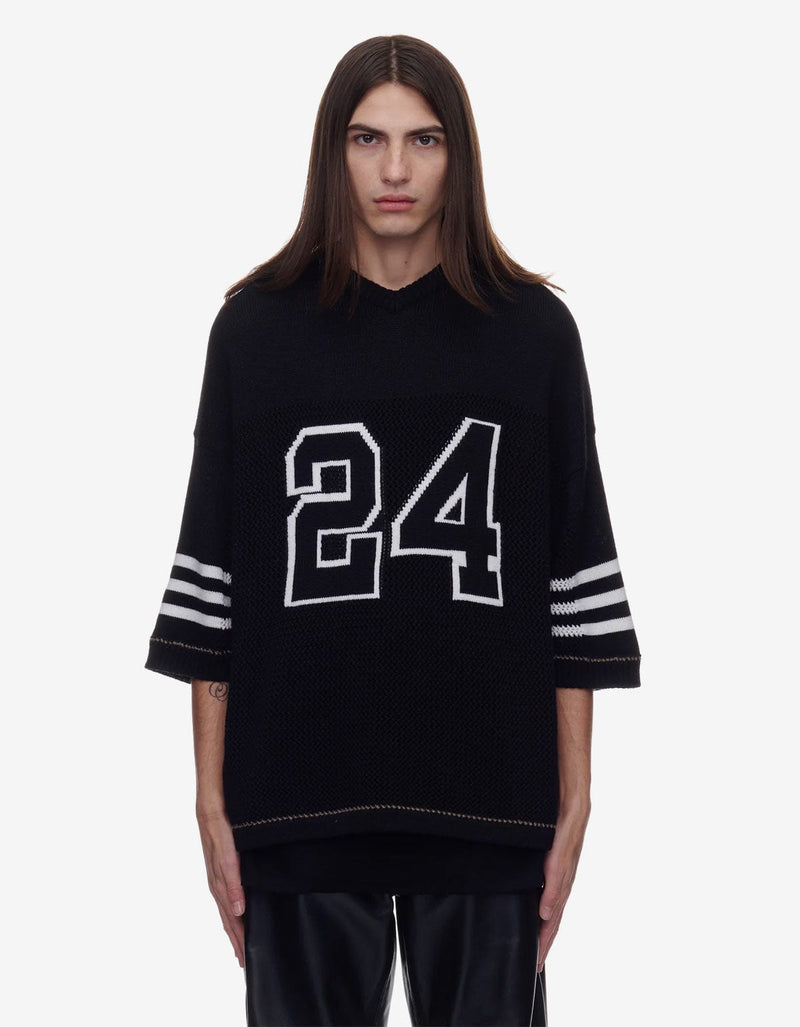 Nahmias Black Knit 24 Football Shirt