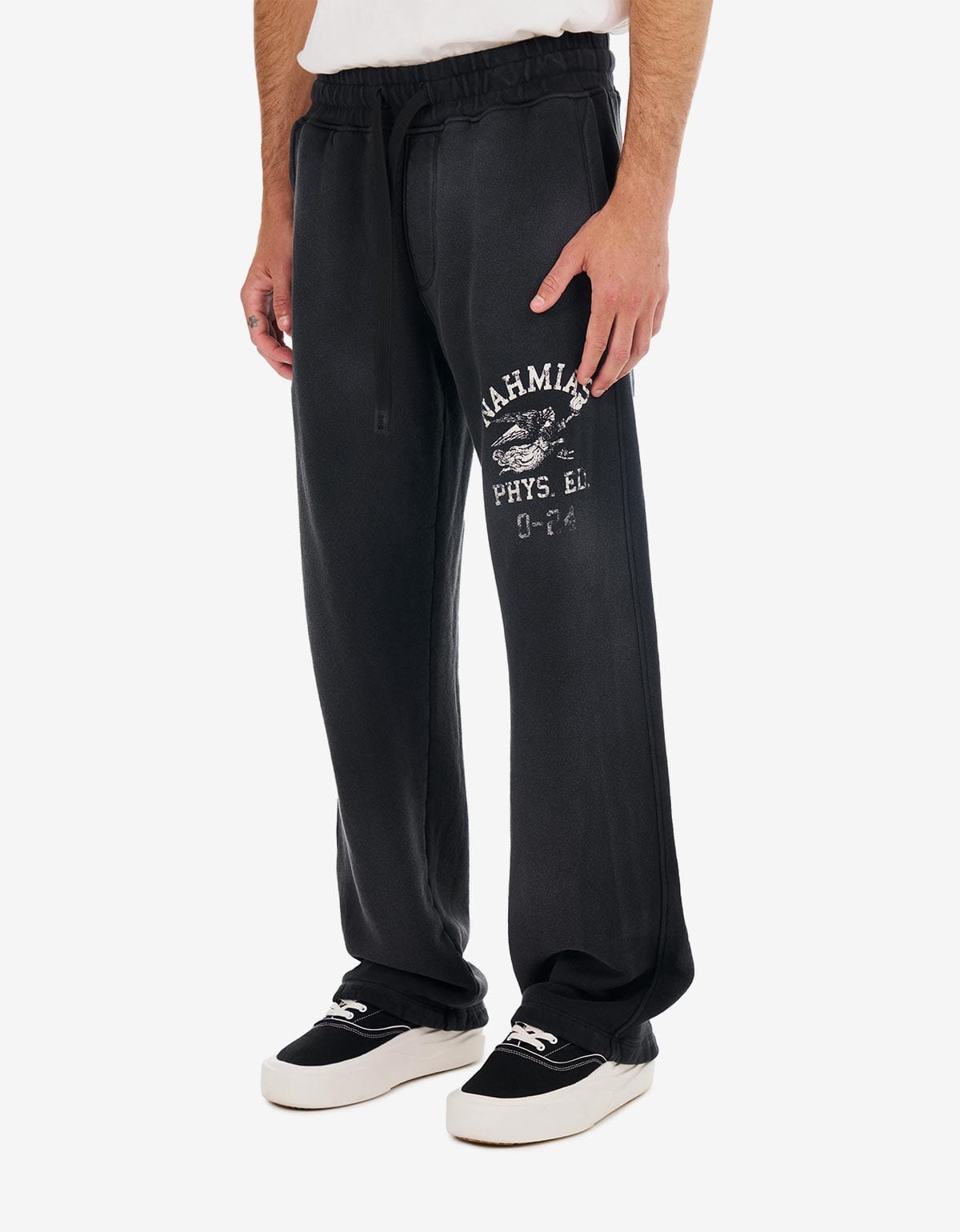 Nahmias Black PHYS. ED. Baggy Sweatpants