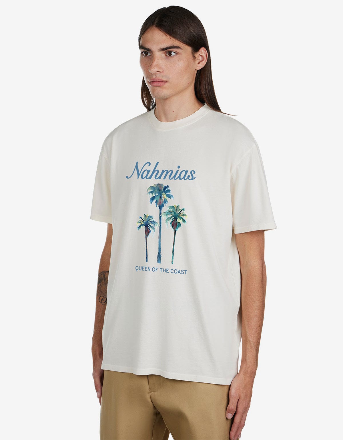 Nahmias Nahmias Palm Tree Coast Print T-Shirt