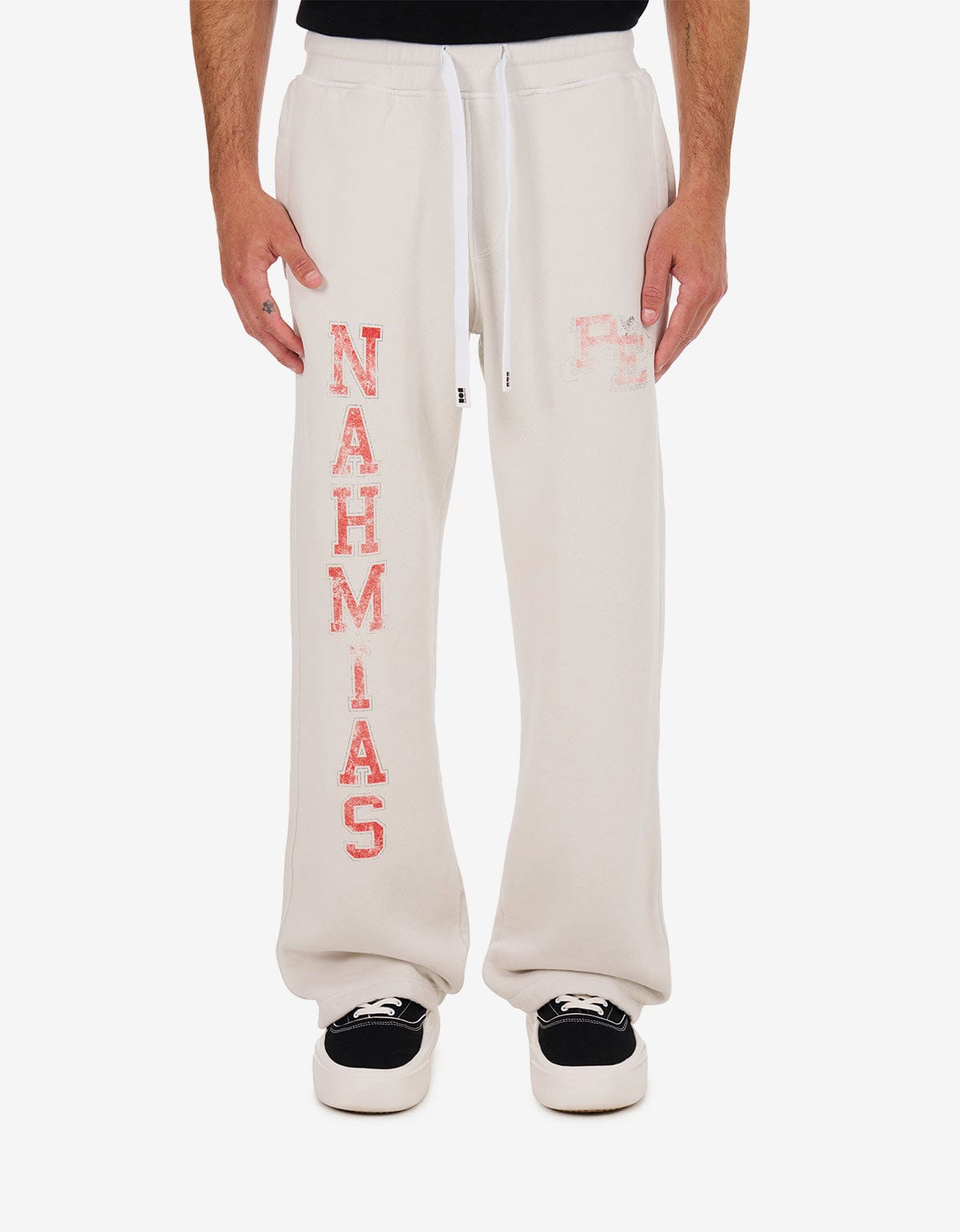 Nahmias White P.E. Cherub Baggy Sweatpants