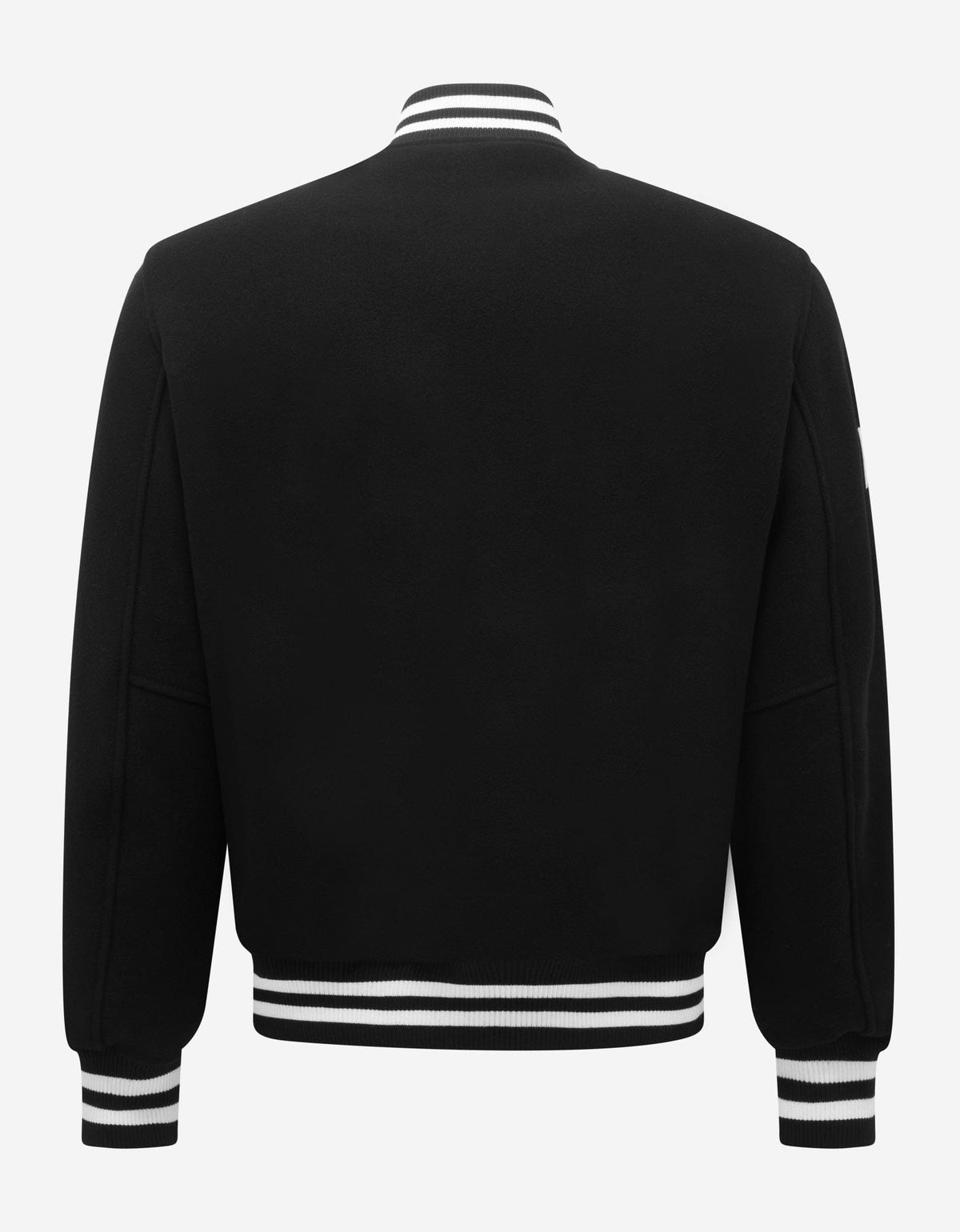 Off-White Black Diagonal Varsity Jacket