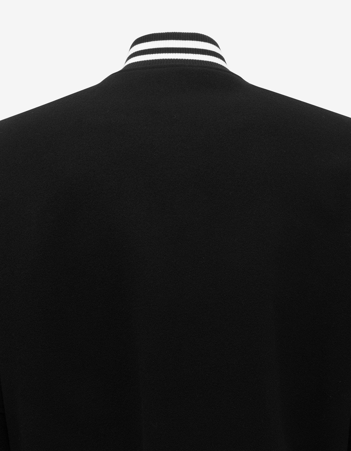 Off-White Black Diagonal Varsity Jacket