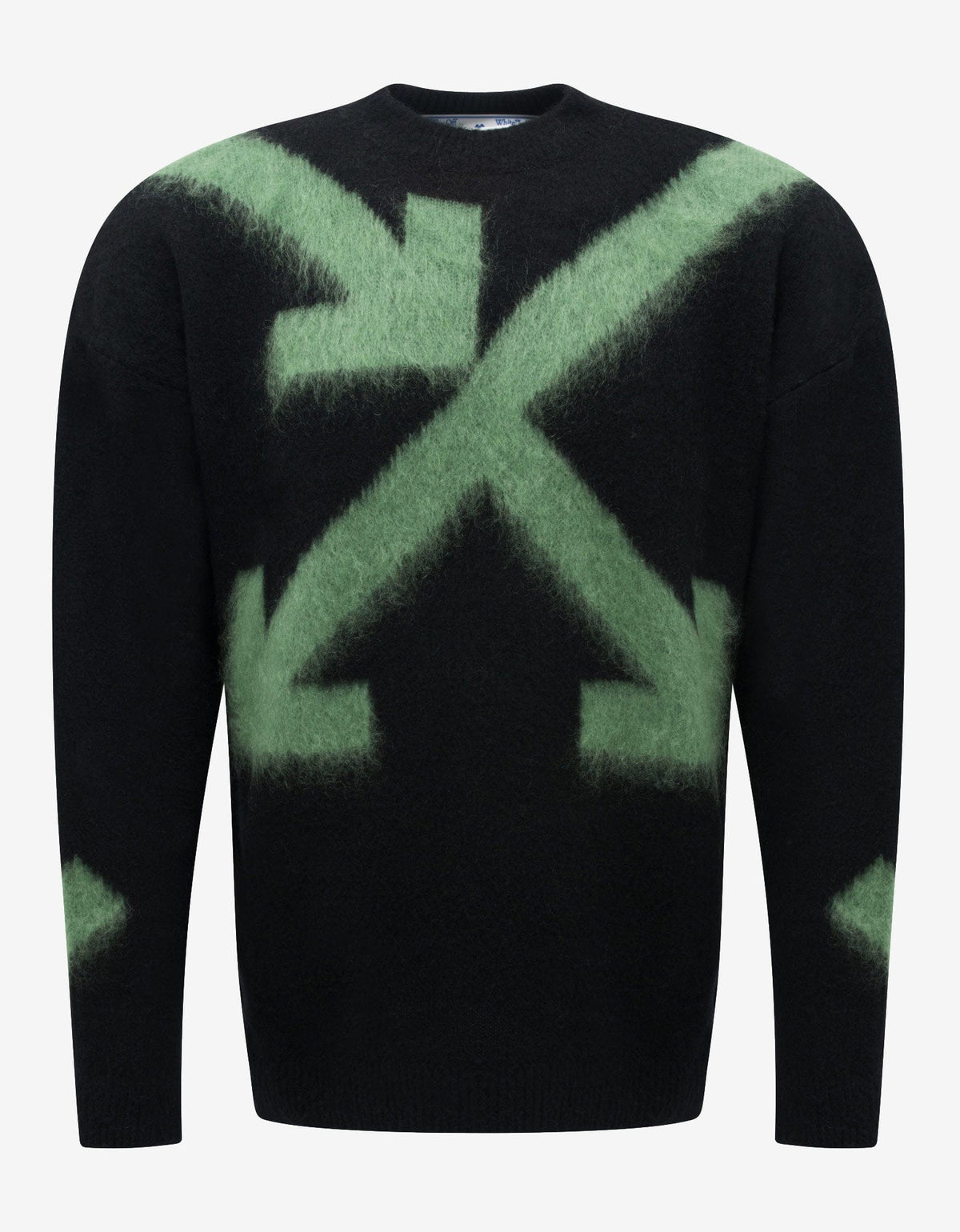 Off-White Black Fuzzy Arrows Sweater