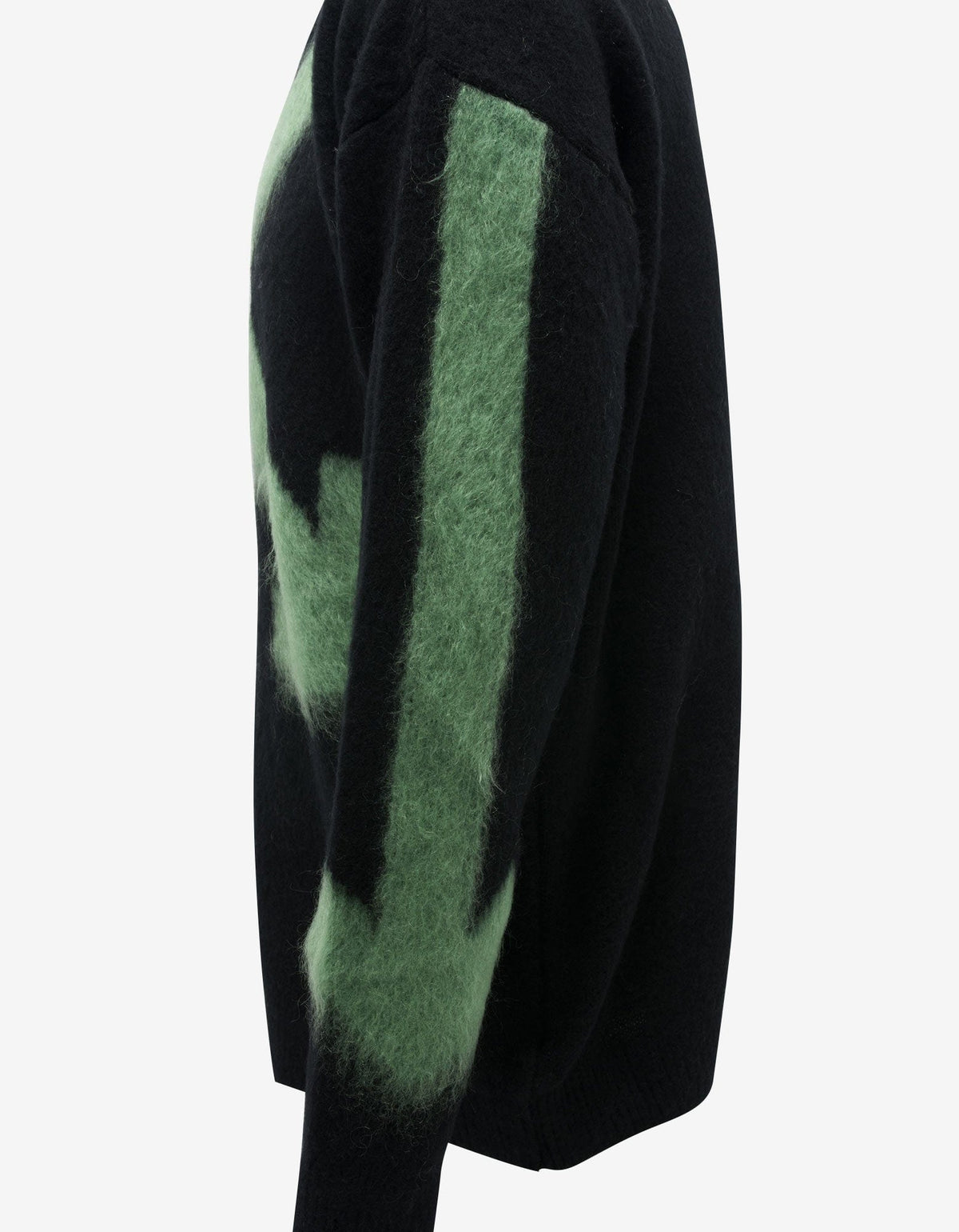 Off-White Black Fuzzy Arrows Sweater