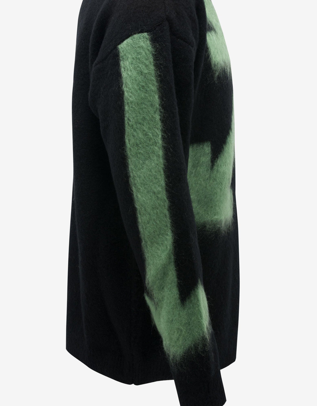 Off-White Black Fuzzy Arrows Sweater