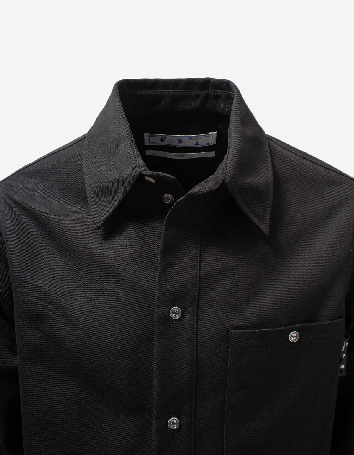 Off-White Black OW Logo Work Shirt