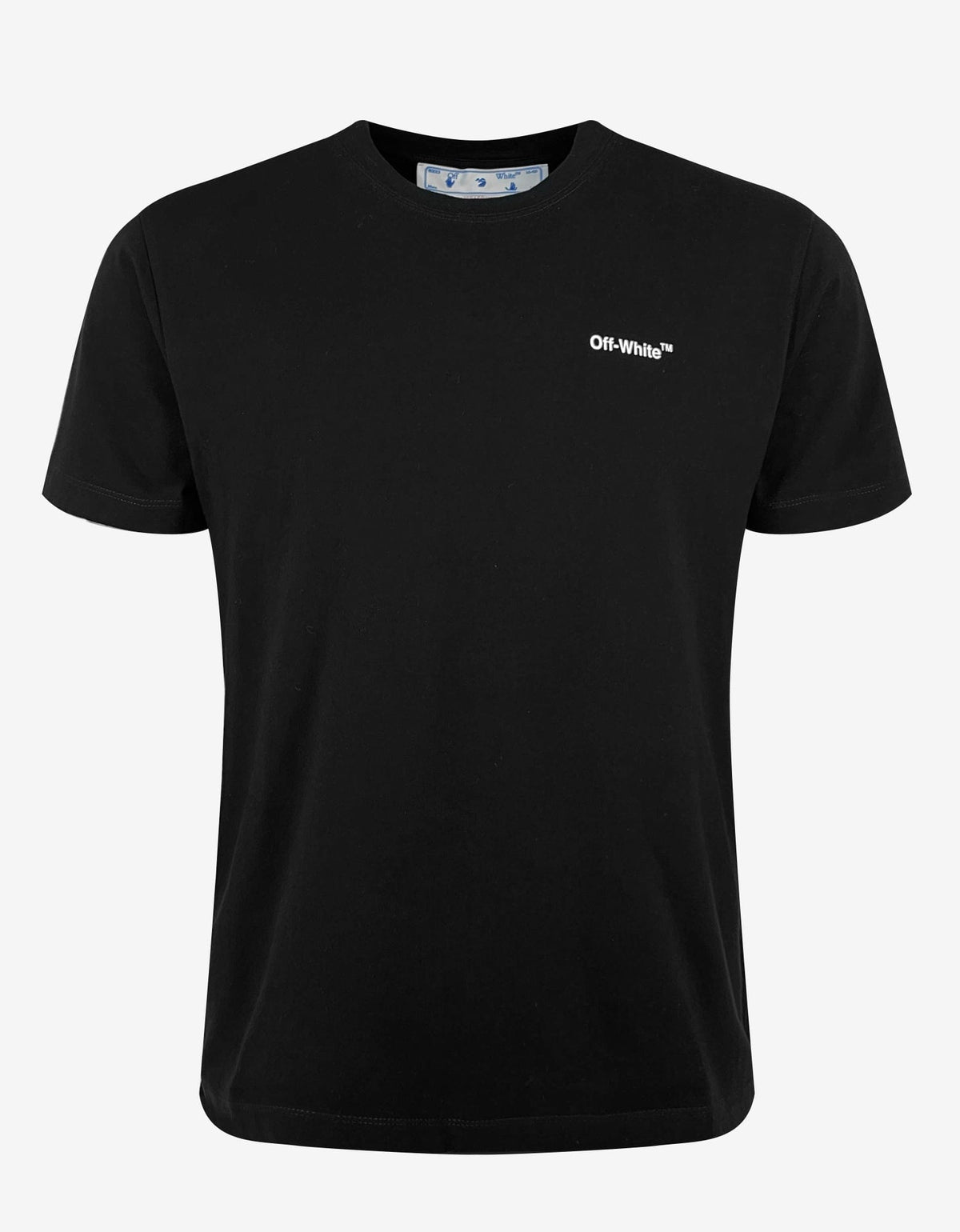Off-White Black Wave Diag Print T-Shirt