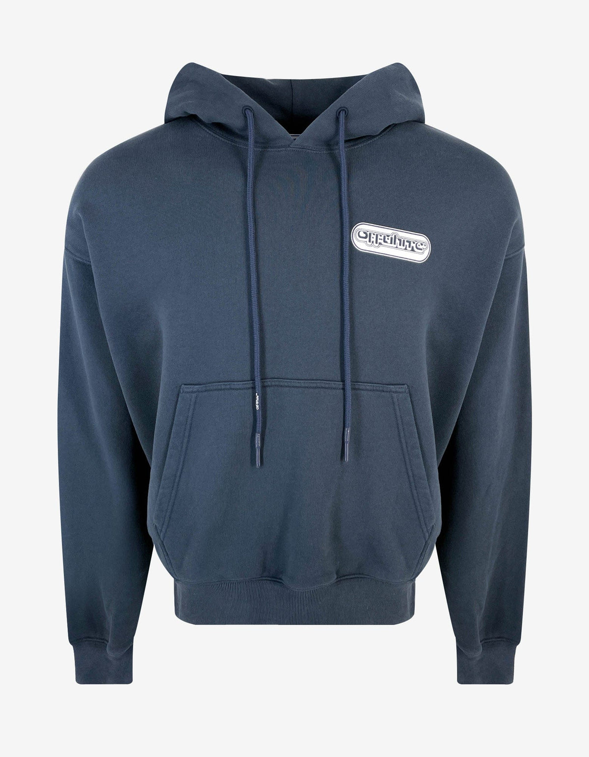 Off-White Blue Warrior Skate Print Hoodie