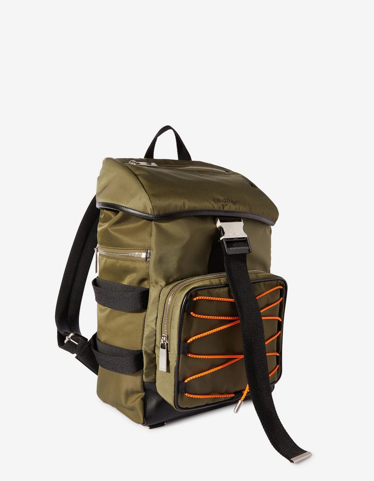 Off-White Green Courrie Flap Backpack