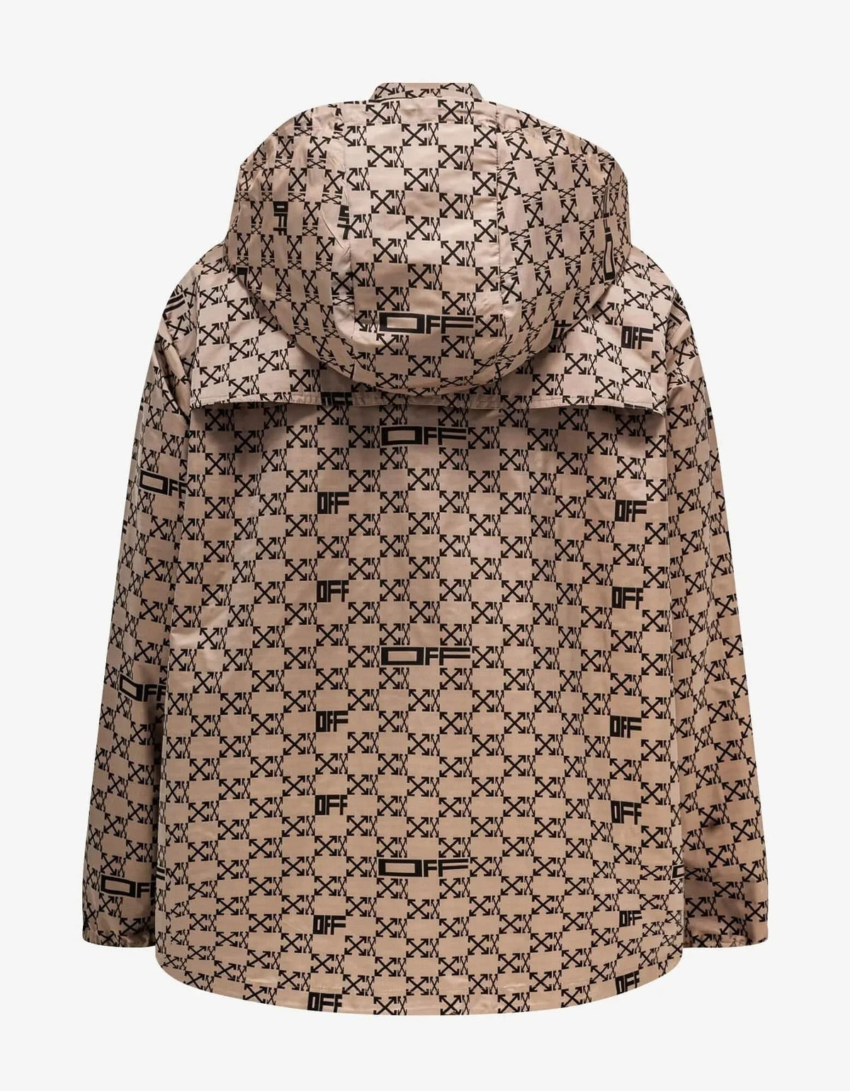 Off-White Off-White Camel Monogram Windbreaker Jacket