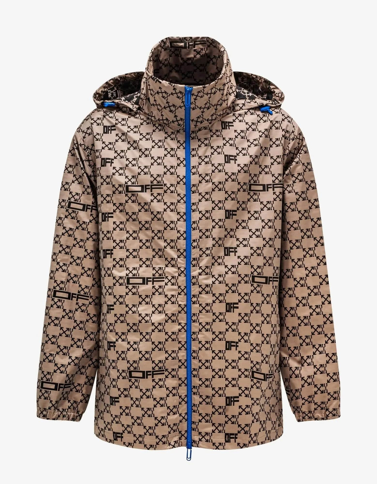 Off-White Off-White Camel Monogram Windbreaker Jacket