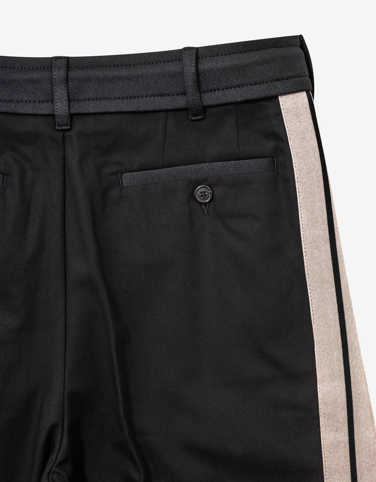 Palm Angels Black Track Belt Pants