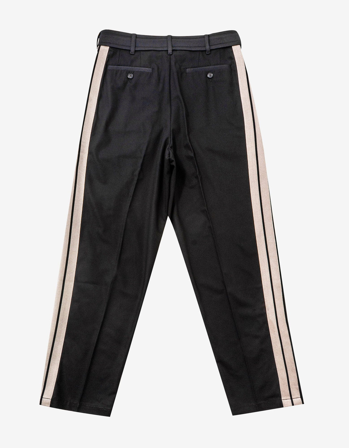 Palm Angels Black Track Belt Pants