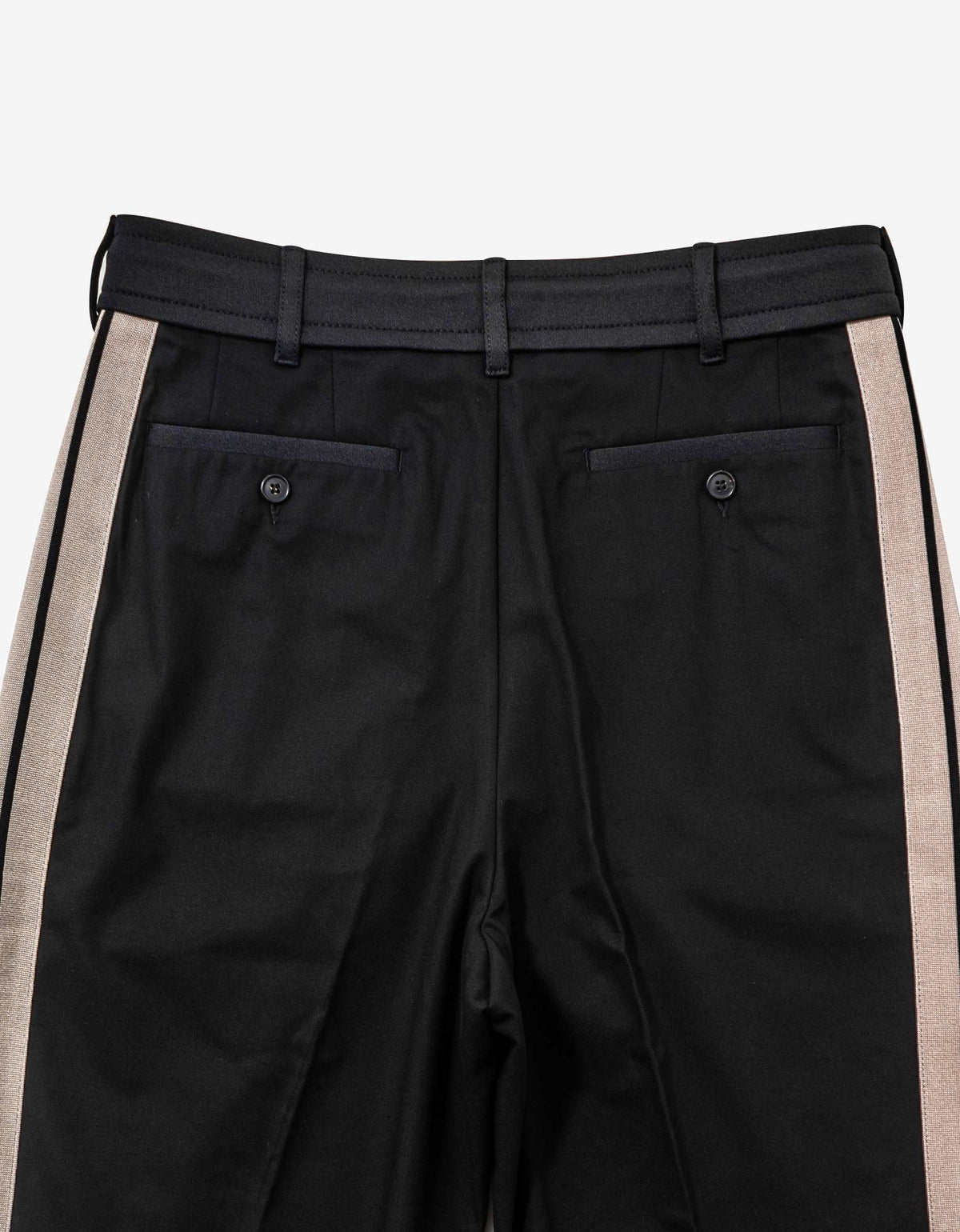 Palm Angels Black Track Belt Pants