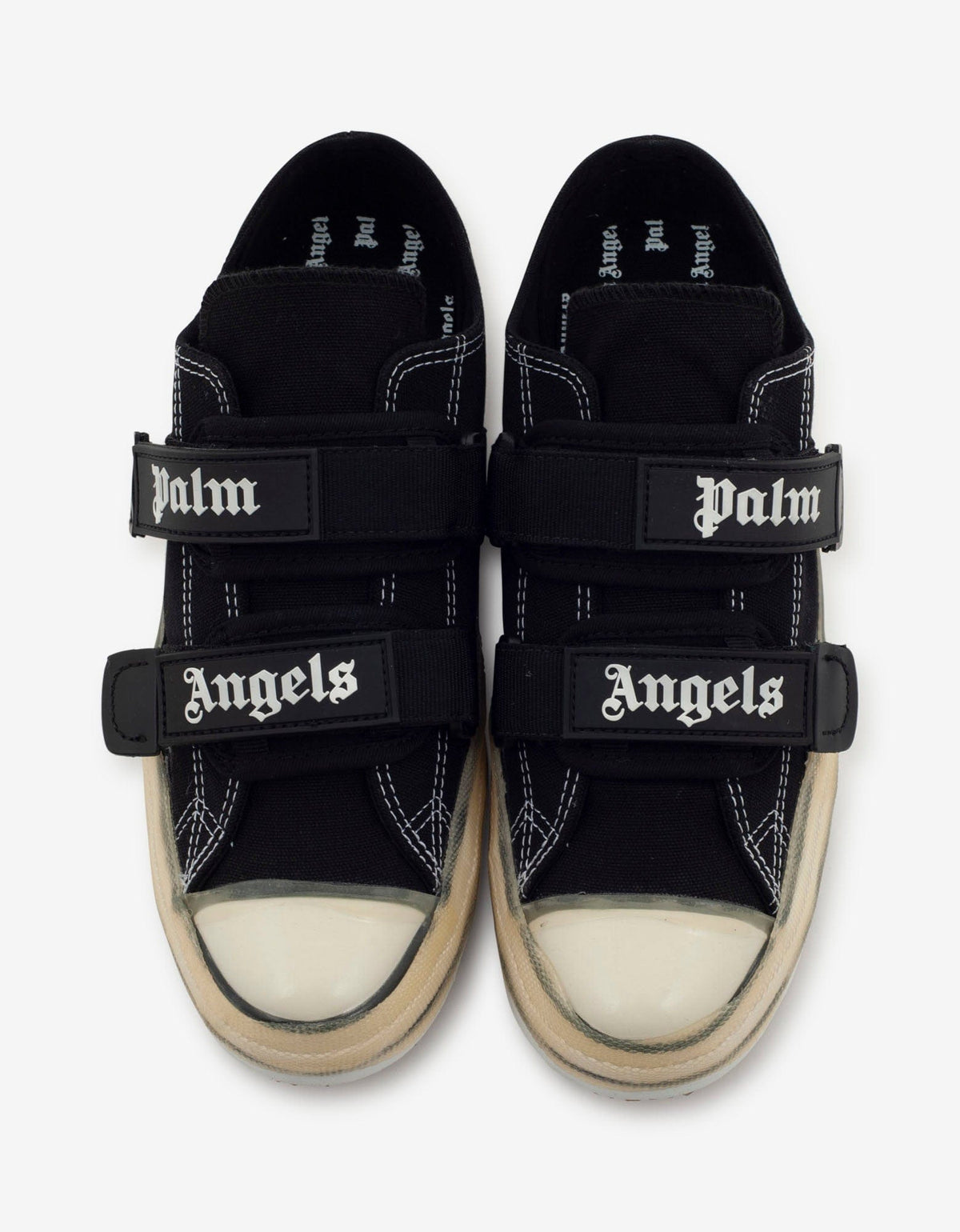 Palm Angels Black Velcro Vulcanized Trainers