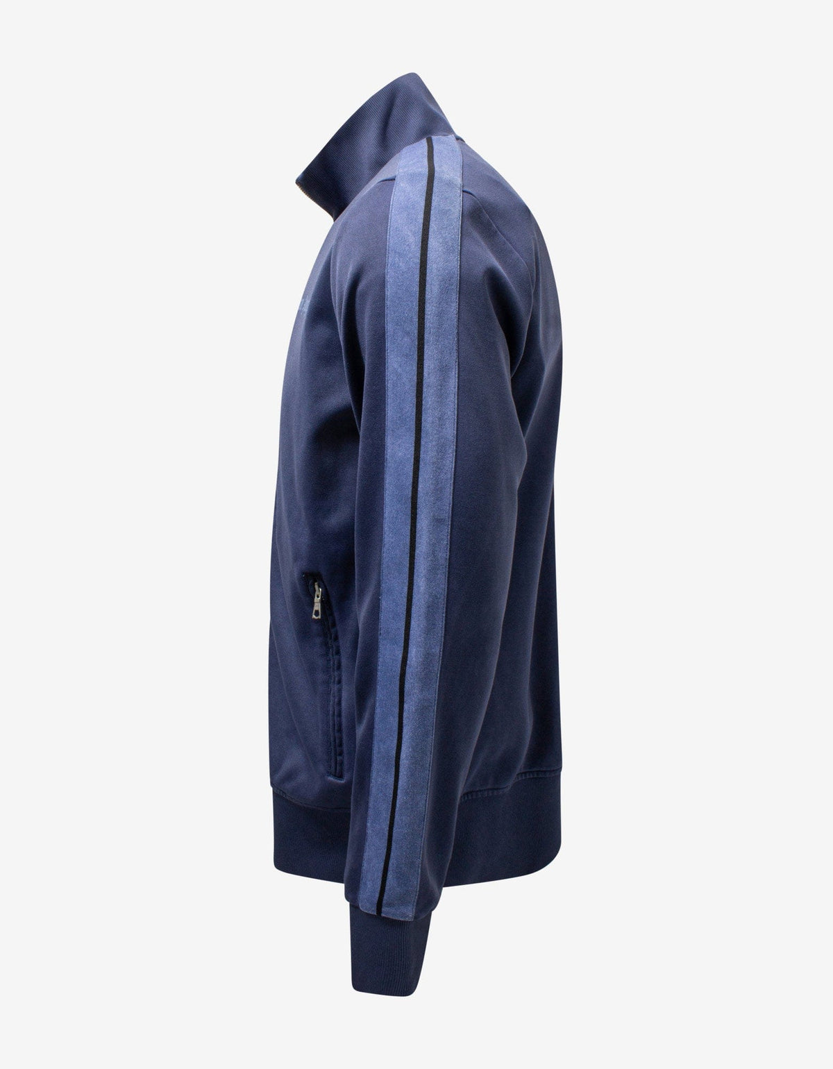 Palm Angels Blue Garment Dyed Track Jacket