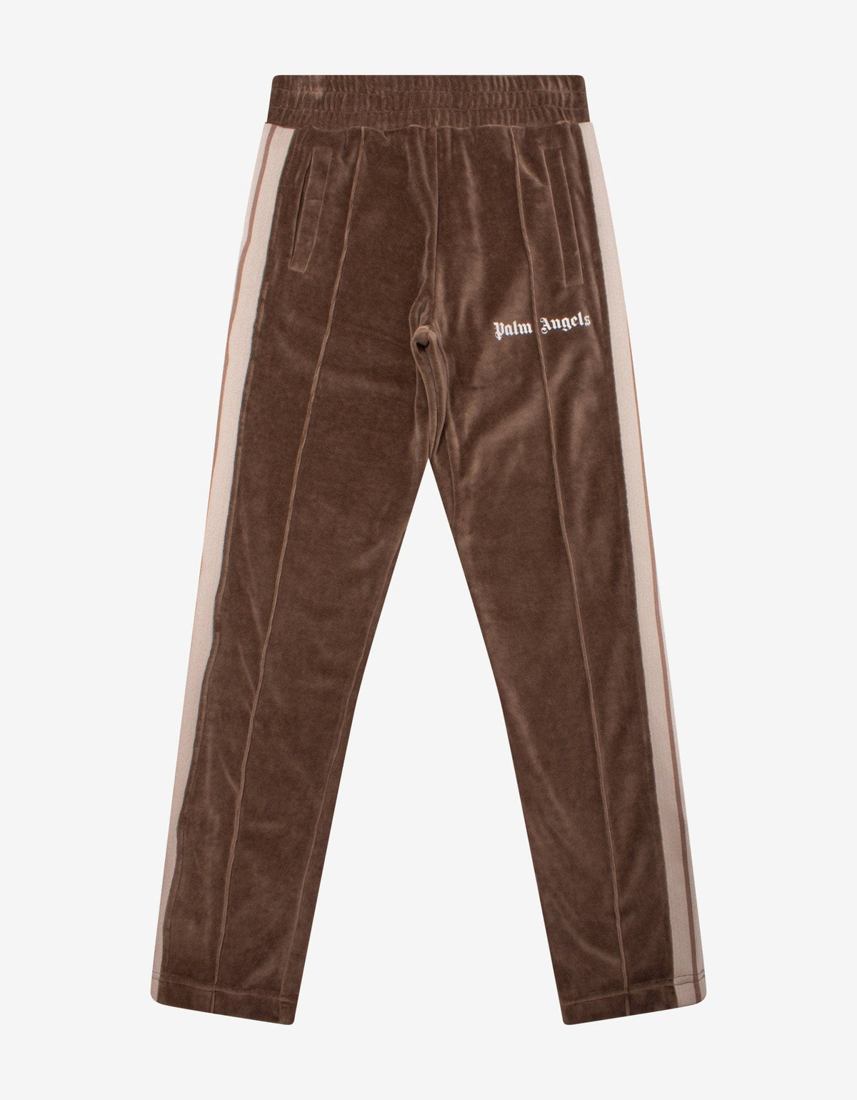 Palm Angels Brown Chenille Track Pants