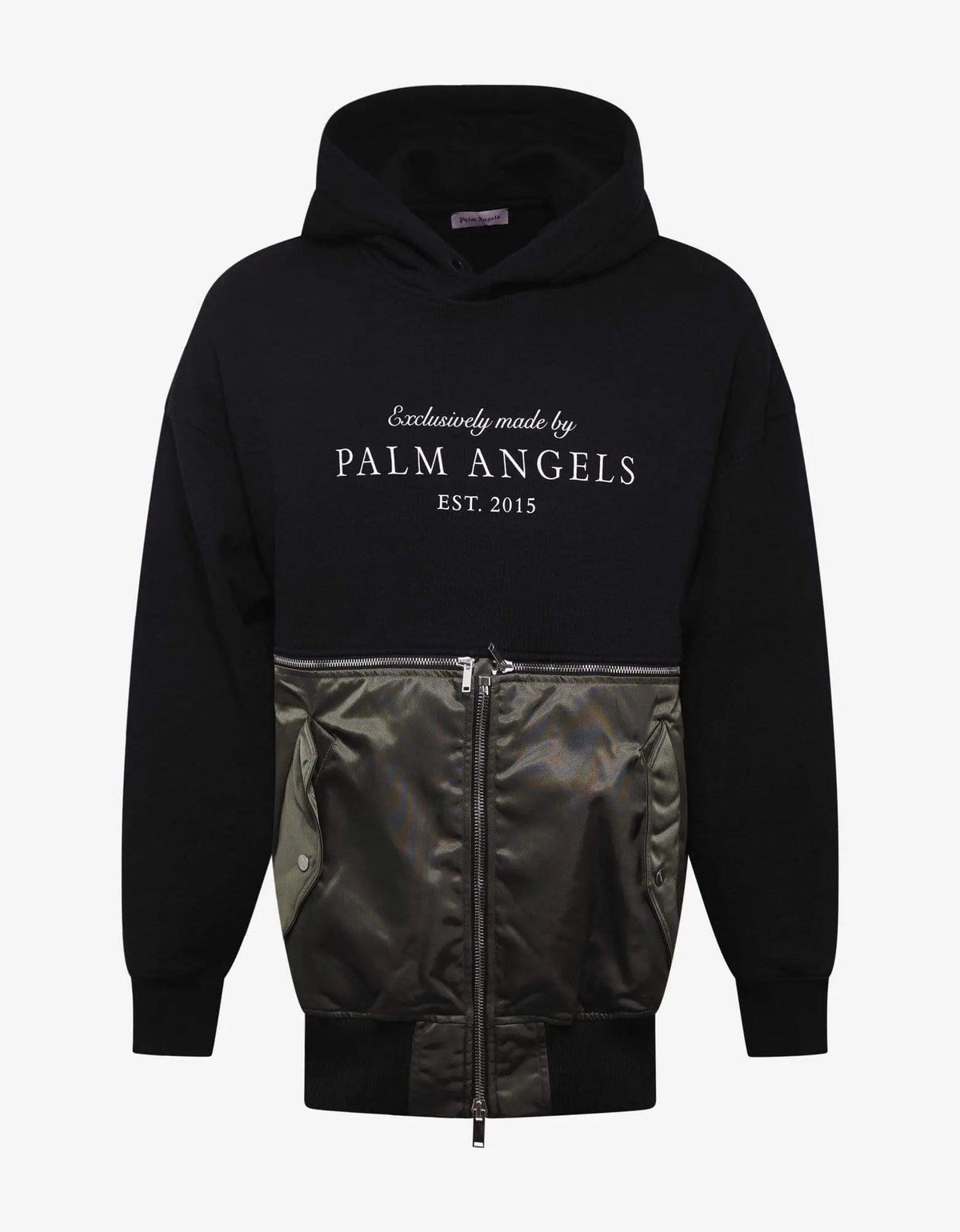 Palm Angels Palm Angels Black Hybrid Hoodie