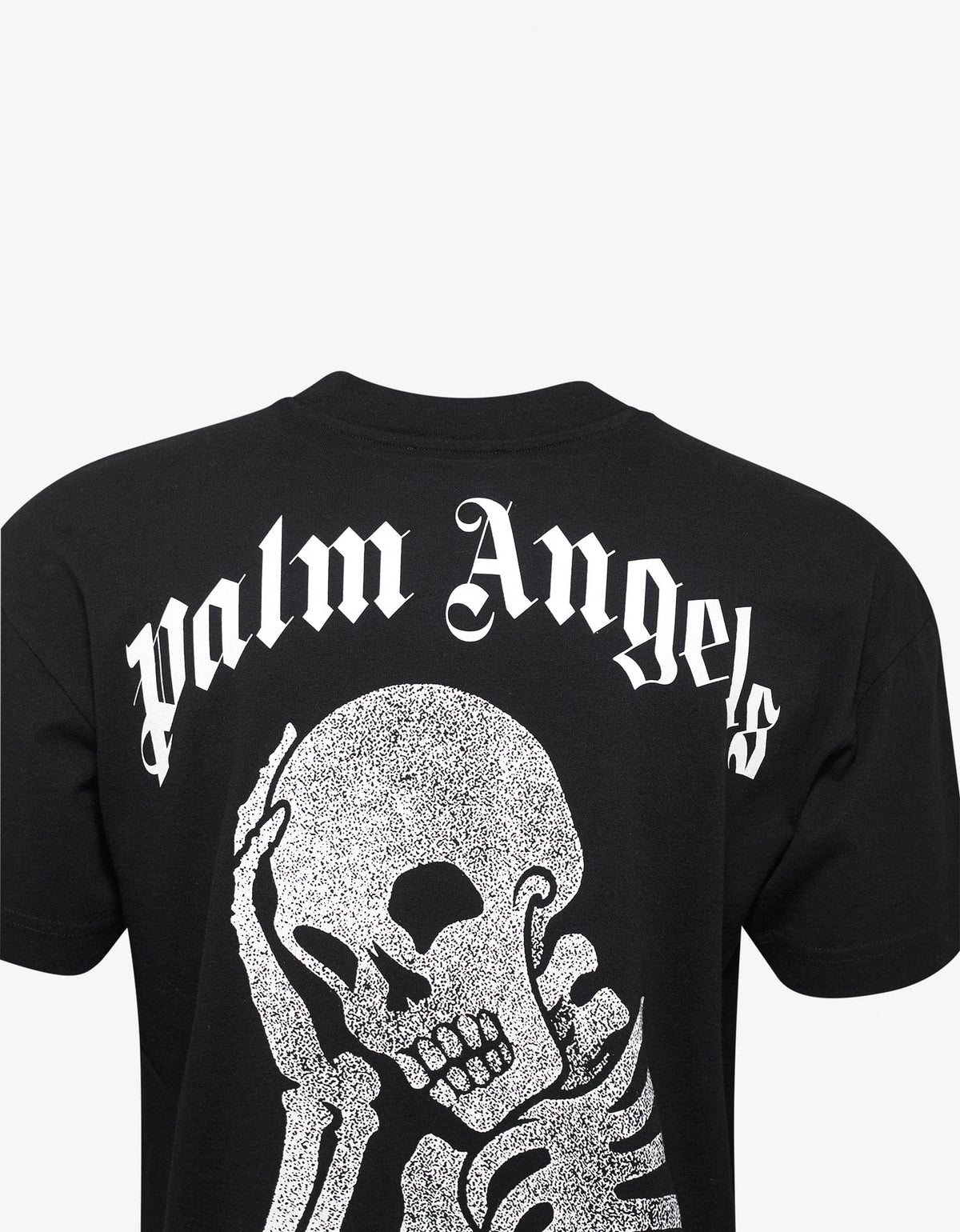 Palm Angels Thinking Skull Contrast Front and Back T-Shirt