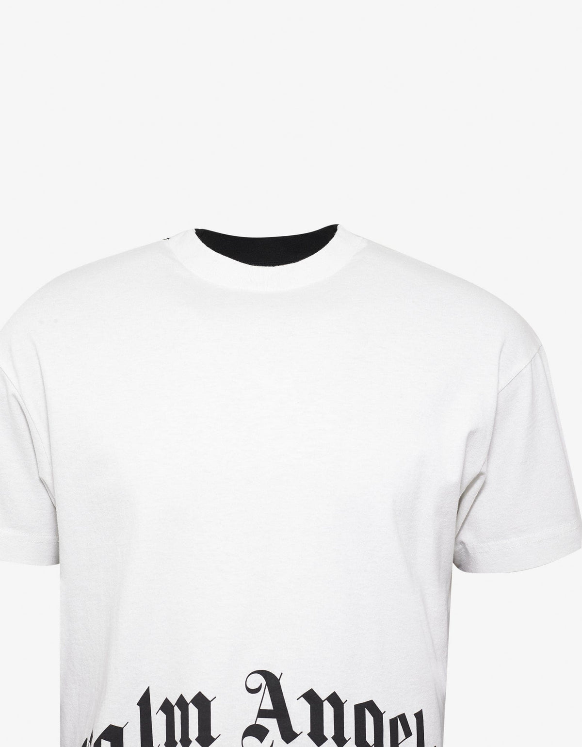 Palm Angels Thinking Skull Contrast Front and Back T-Shirt