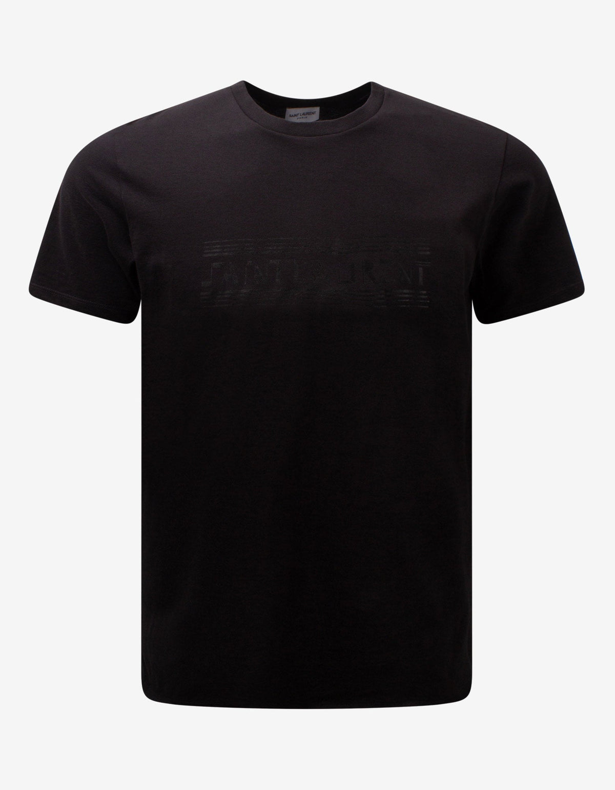 Saint Laurent Black Tonal Logo T-Shirt