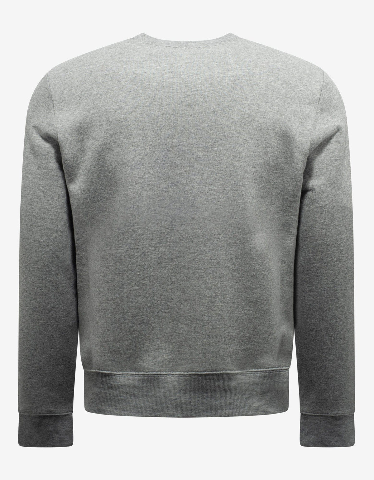 Saint Laurent Grey Marl Malibu Print Sweatshirt