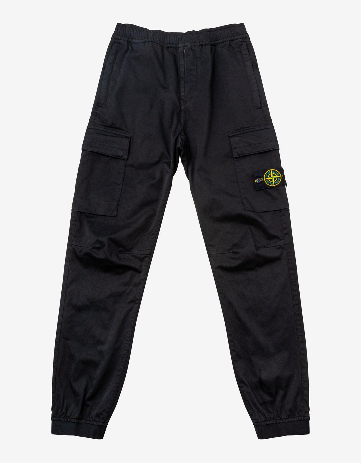 Stone Island Black Cargo Trousers