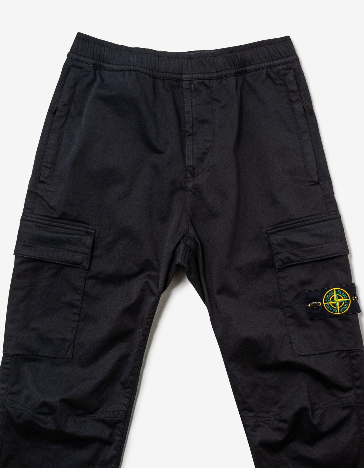 Stone Island Black Cargo Trousers