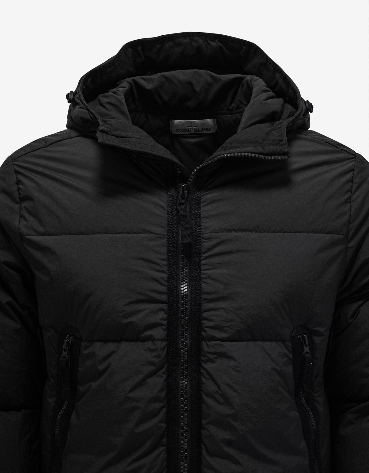 Stone Island Black Crinkle Reps NY Down-TC Jacket