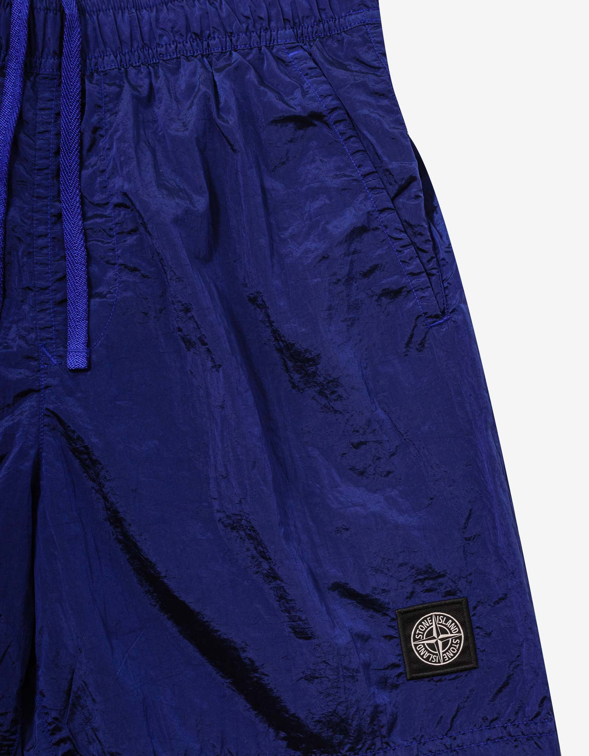 Stone Island Blue Nylon Metal Swim Shorts