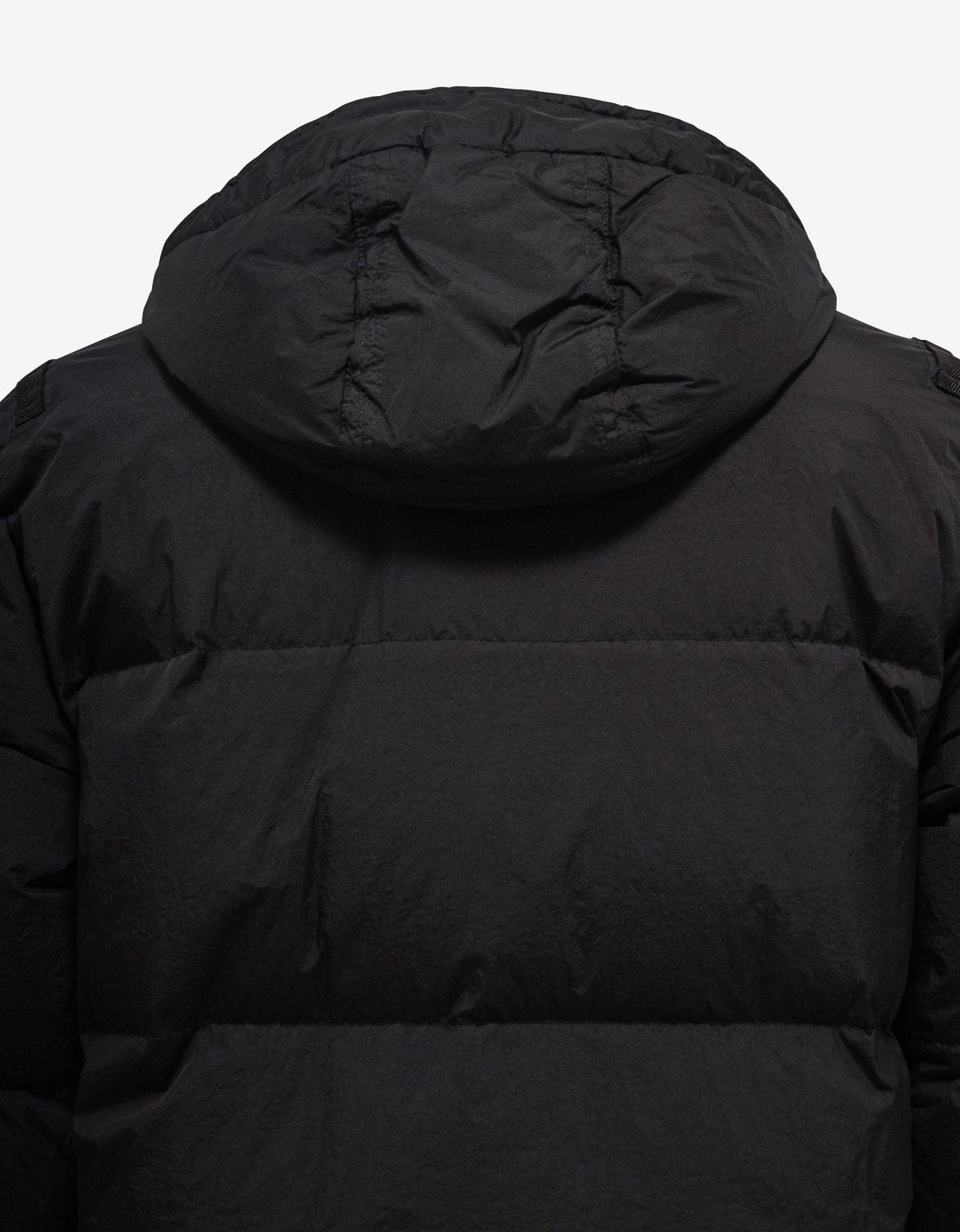 Stone Island Crinkle Reps R-NY Black Down Jacket
