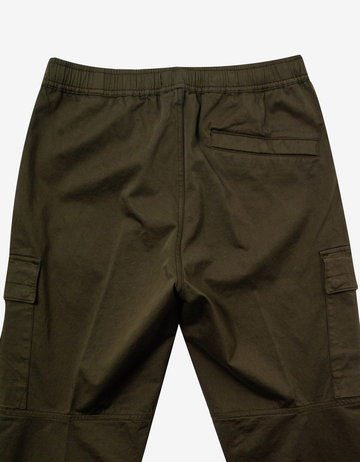 Stone Island Green Garment Dyed Cargo Trousers