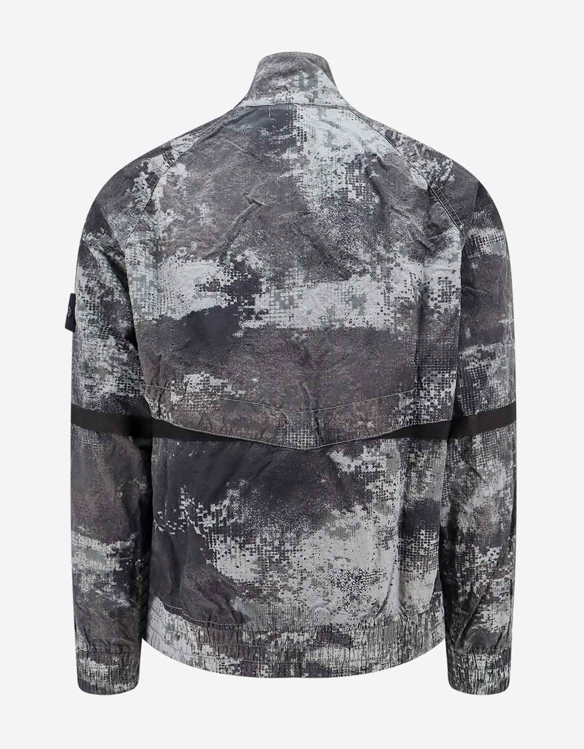 Stone Island Grey Camo Mesh Jacket