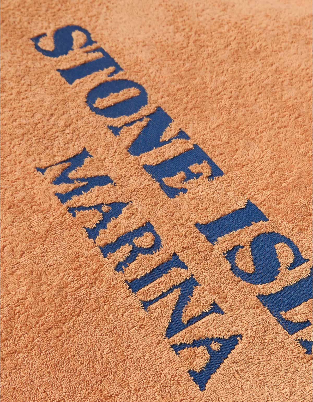 Stone Island Marina Orange Beach Towel