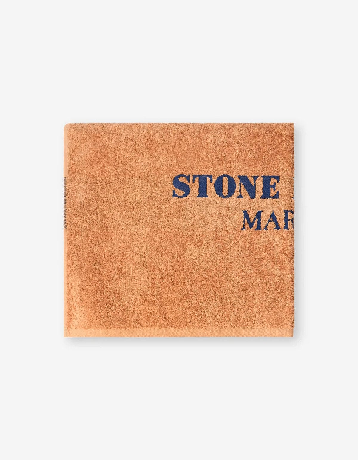 Stone Island Marina Orange Beach Towel