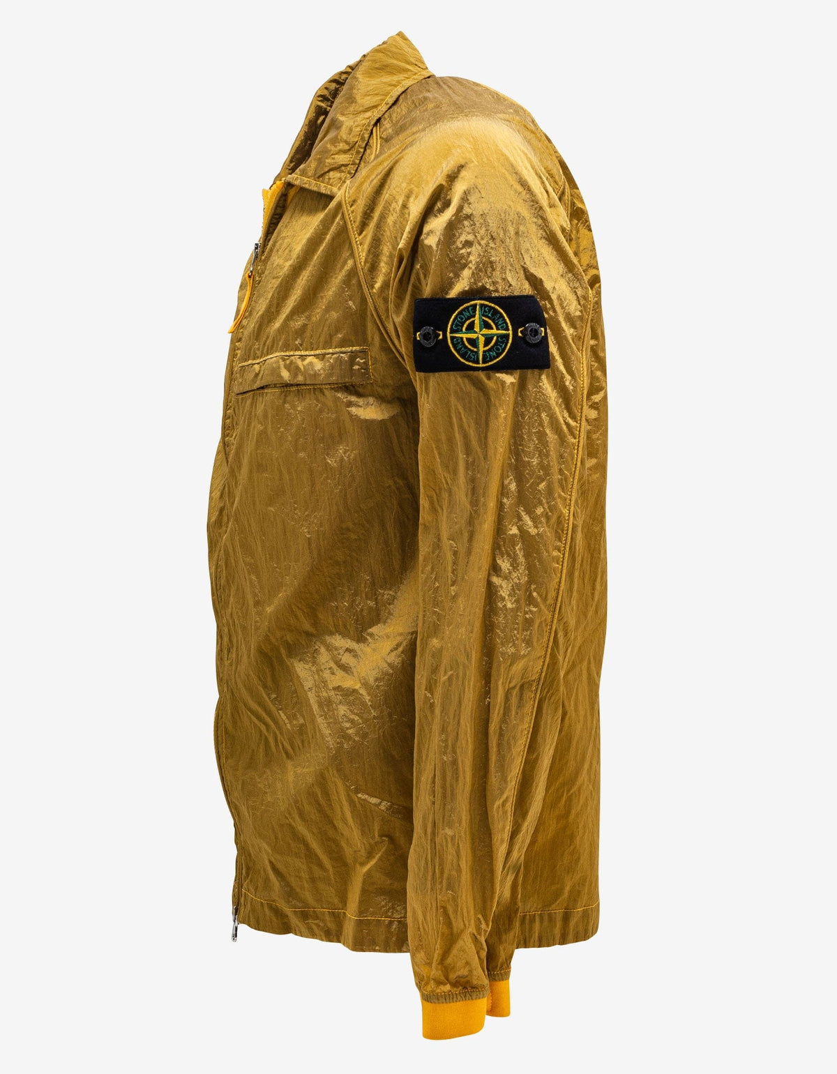 Stone Island Ochre Yellow Naslan Metal Overshirt