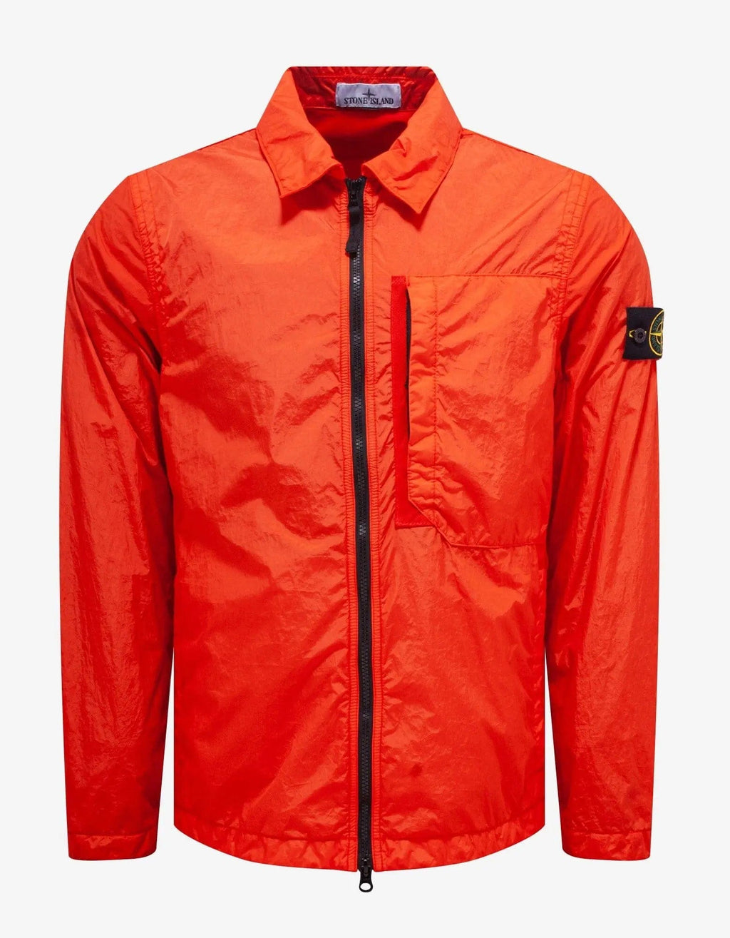 Stone island red nylon overshirt shop
