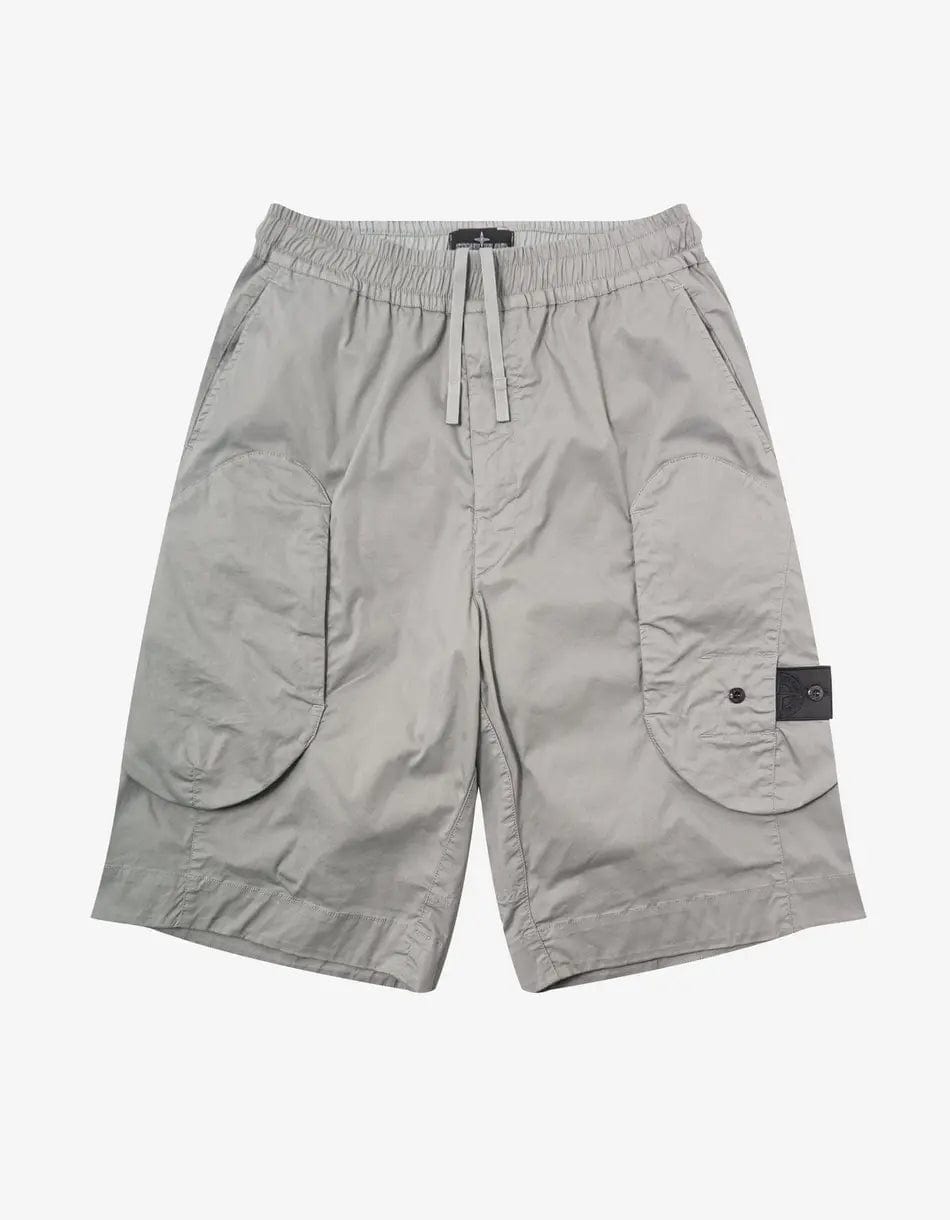 Stone Island Shadow Project Grey Cargo Shorts 46 Grey
