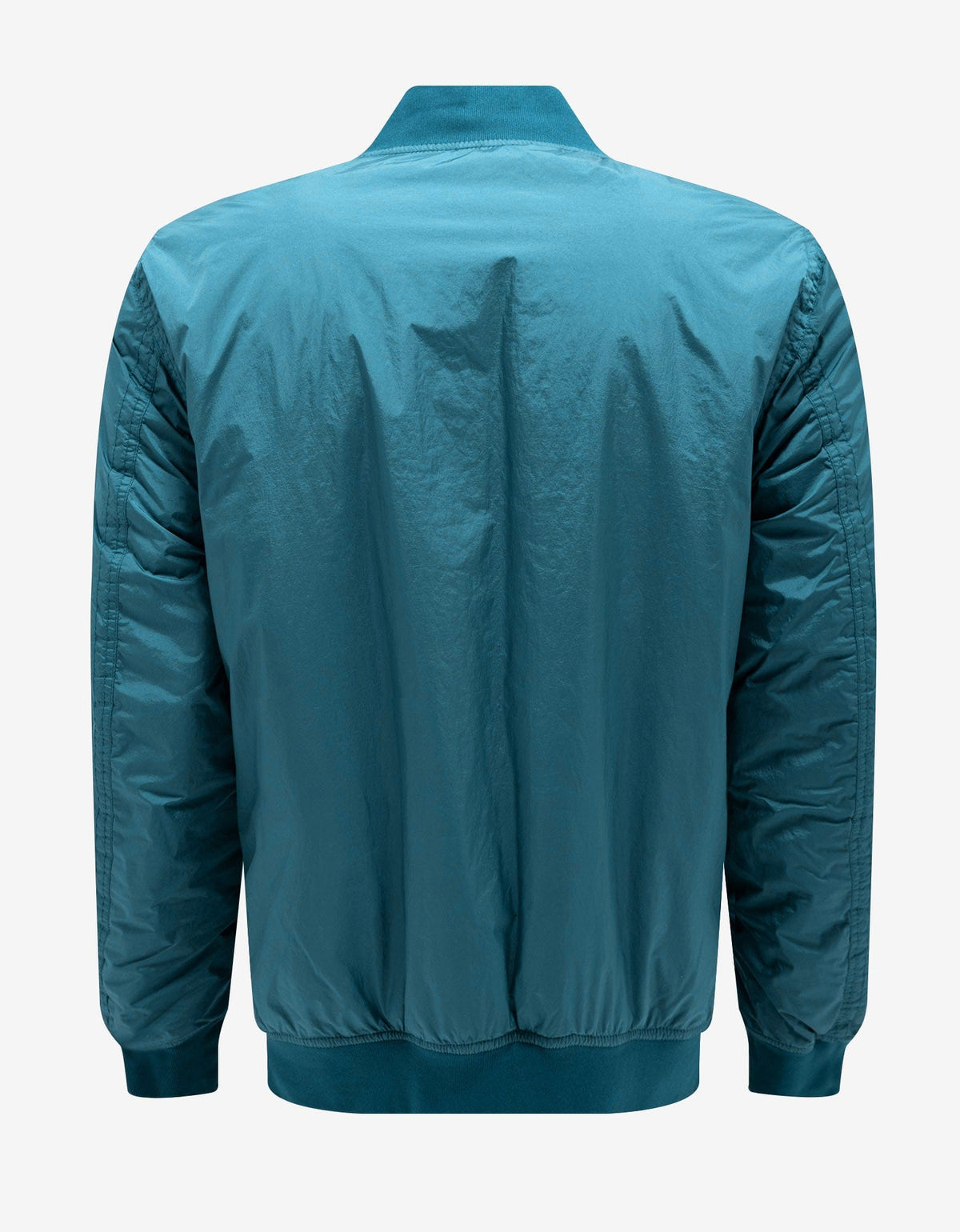Stone Island Teal Garment Dyed Bomber Jacket