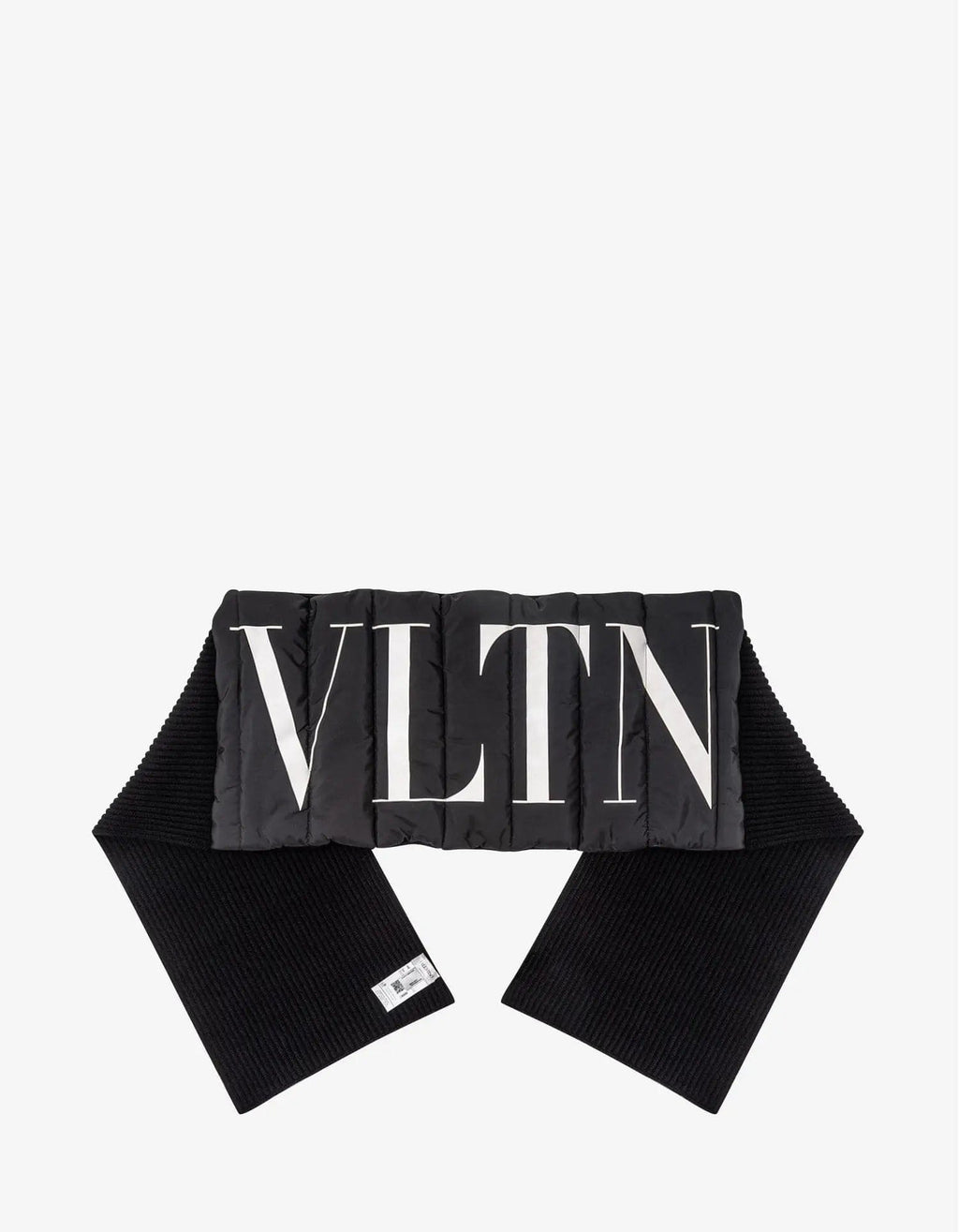 スカーフ VALENTINO SCARF (6W2EN00EUKW BTE) Valentino Black Padded Logo Scarf – Zoo Fashions
