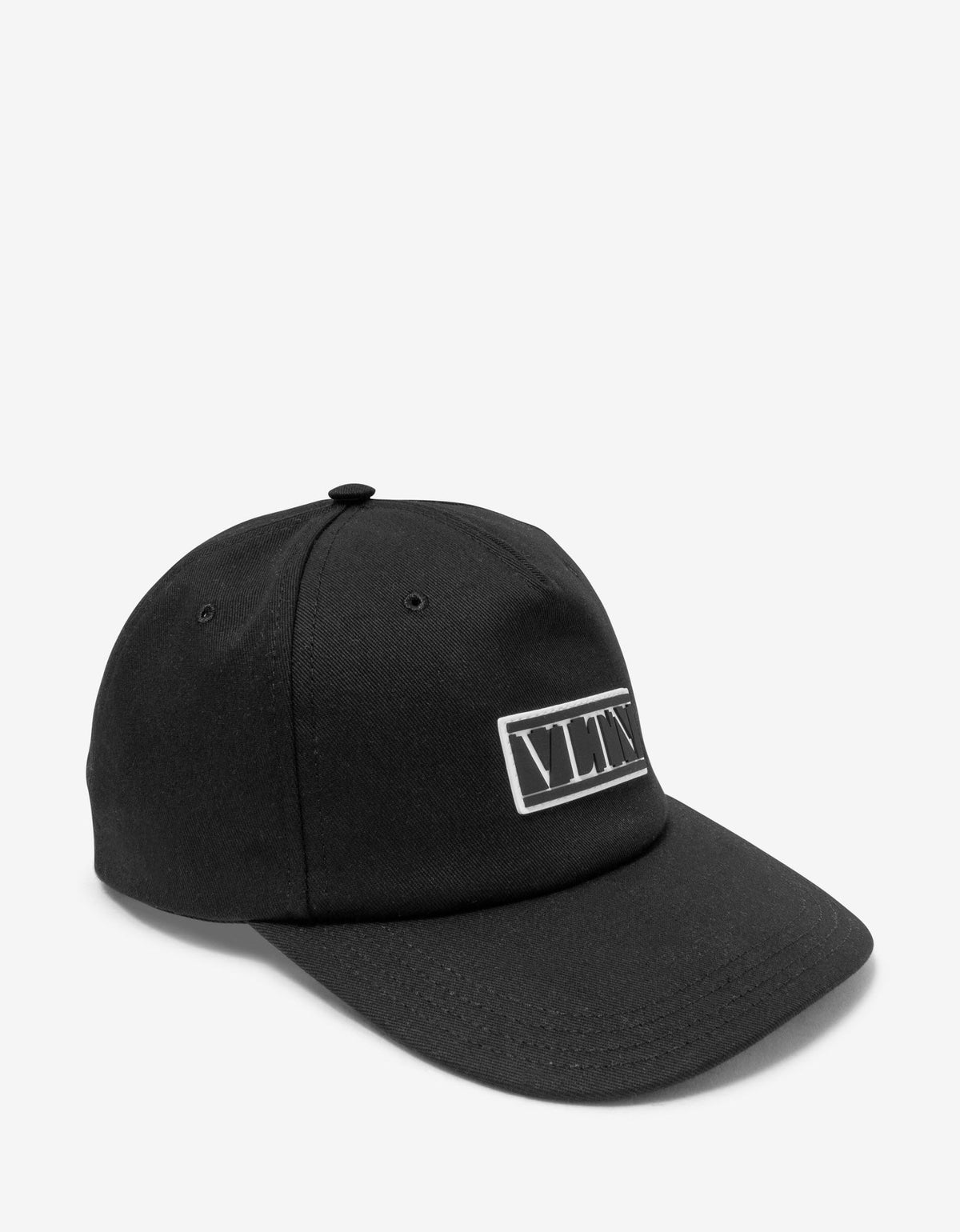 Valentino Garavani Black VLTN Baseball Cap