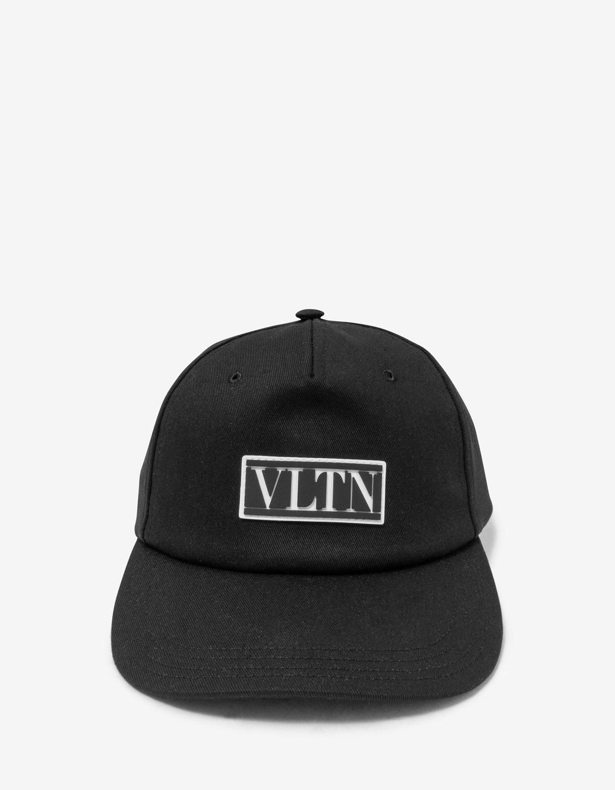 Valentino Garavani Black VLTN Baseball Cap