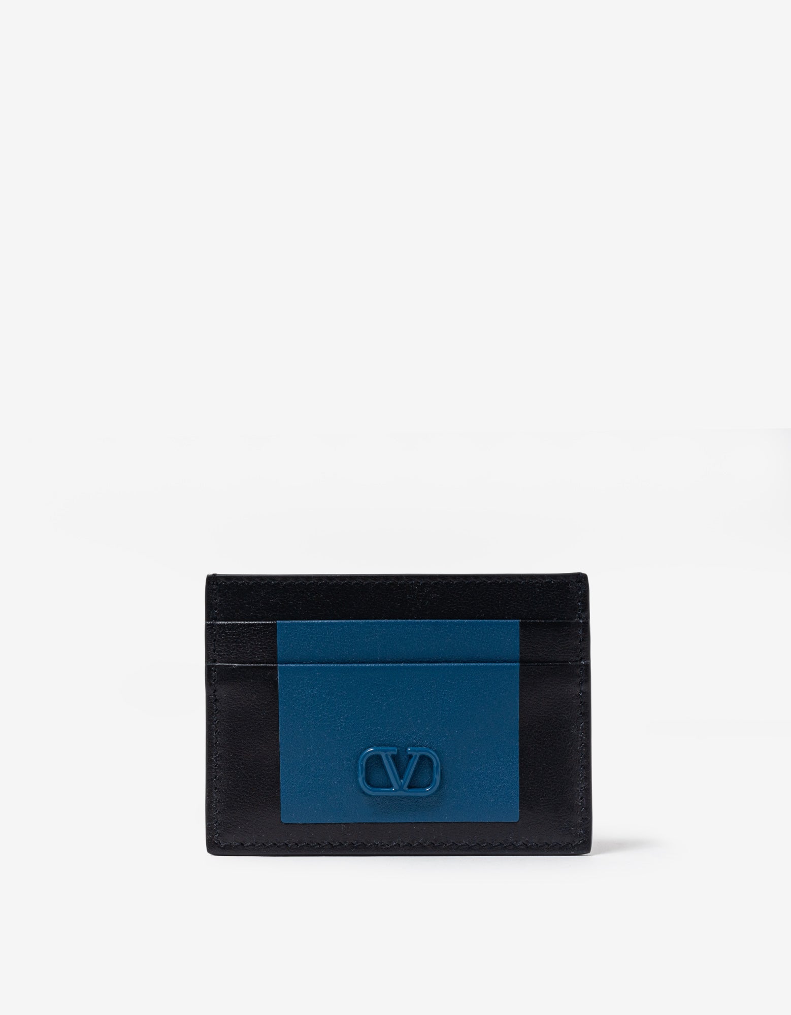 【 VALENTINO 】V LOGO CARD WALLET Valentino Garavani V Logo Card Holder | italist