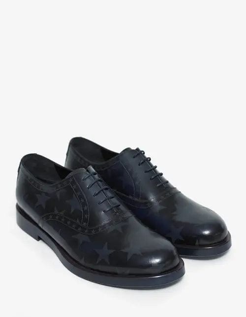 Valentino Midnight Blue Star Print Oxford Shoes – Zoo Fashions