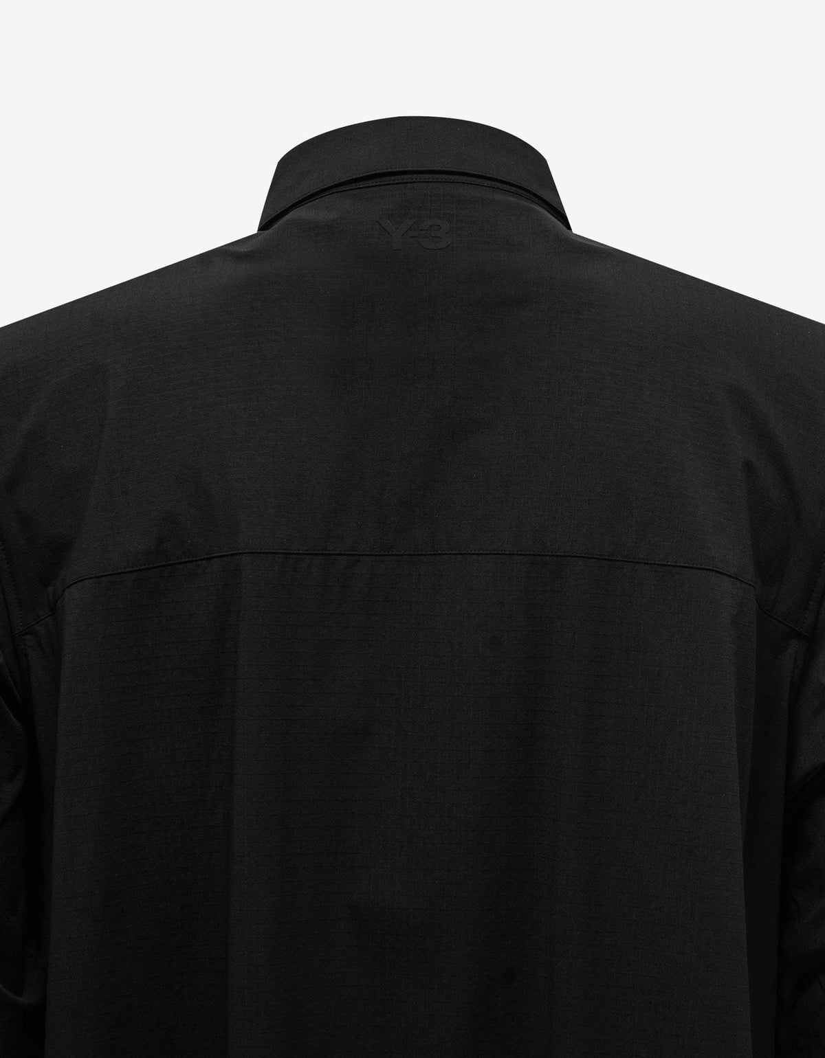 Y-3 Black Classic Light Ripstop Overshirt