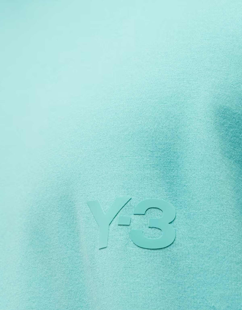 Y-3 Blue Logo Relaxed T-Shirt
