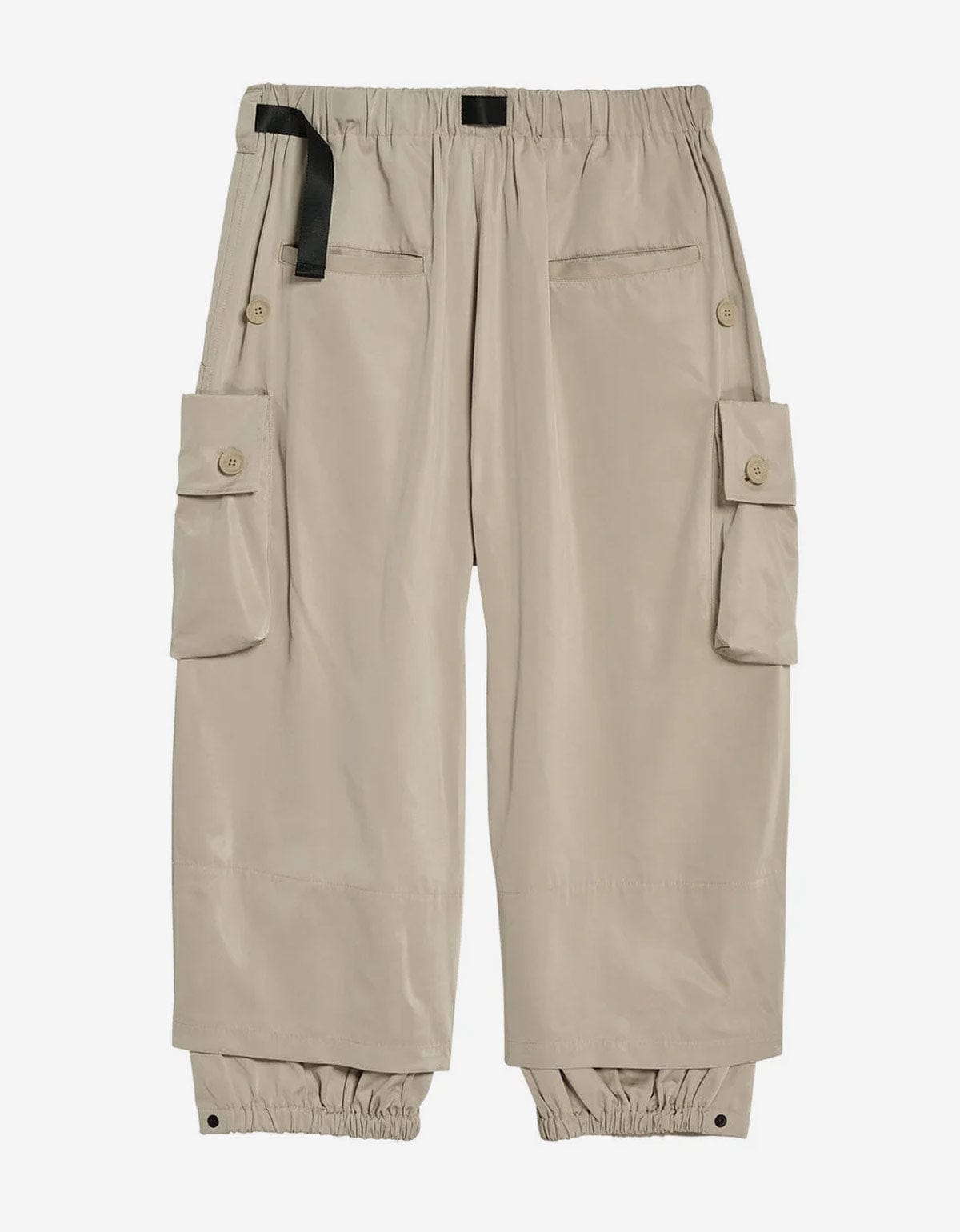 Y-3 Brown Cuffed Twill Pants
