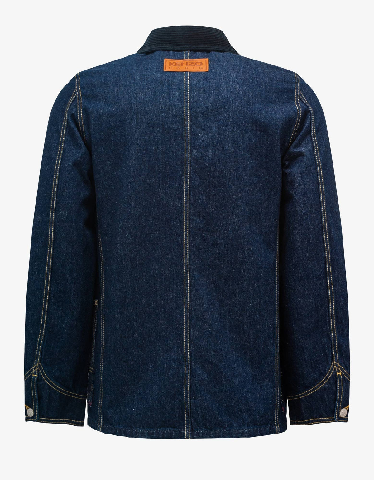 Kenzo Blue Kenzo Poppy Workwear Denim Jacket