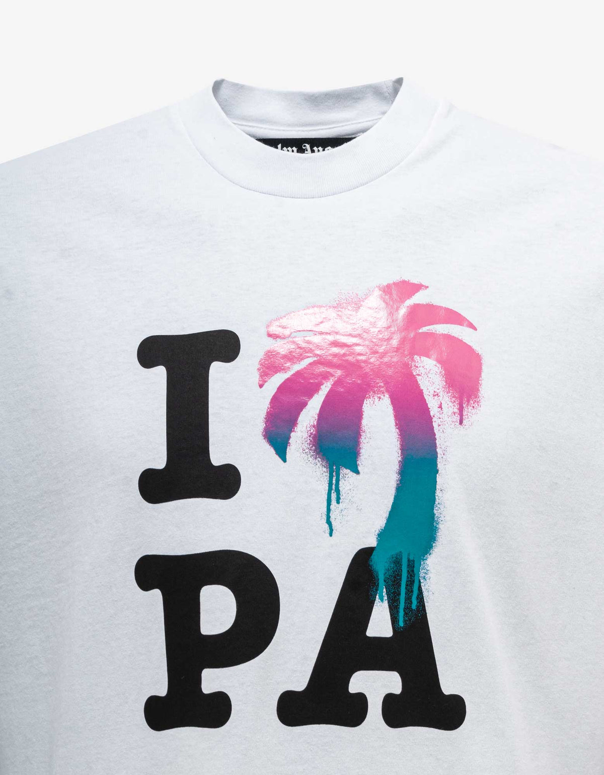 Palm Angels White I Love PA Classic T-Shirt