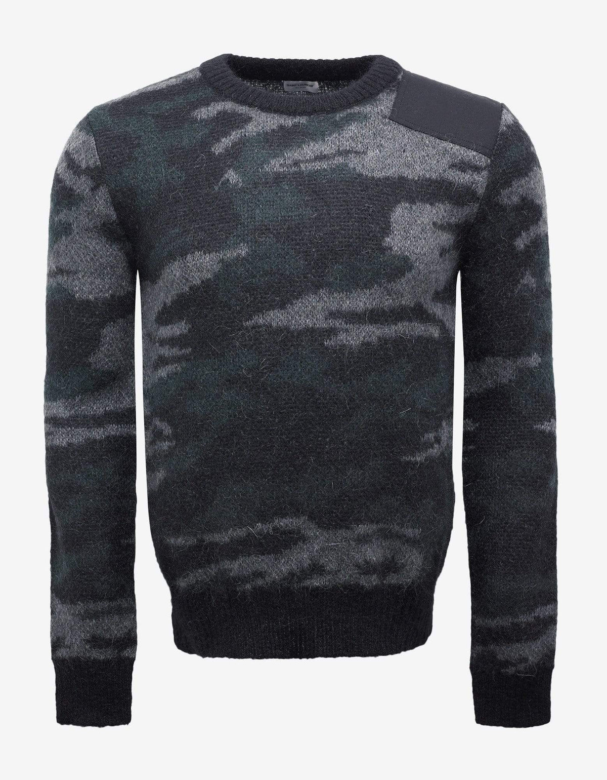 Saint Laurent Camouflage Mohair Sweater